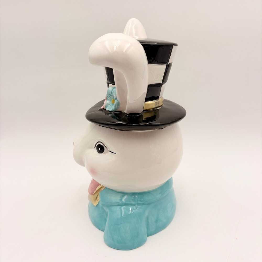 Tophat & Tail Easter Bunny Rabbit Bust Spring Dapper Colorful Spring Decor - Picture 6 of 8